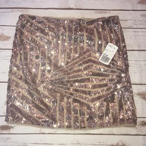 Forever 21 Sequin Sparkly Bodycon Skirt